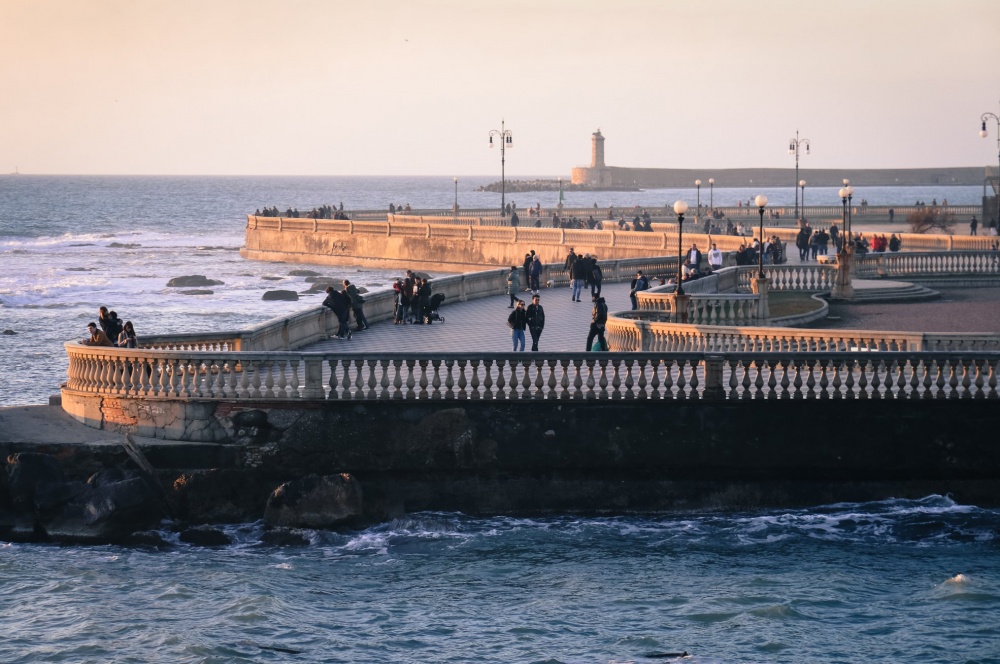 tramonto terrazza mascagni livorno b&b butterfly